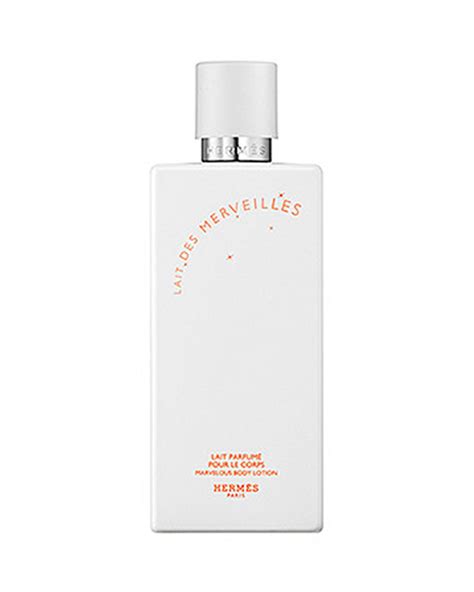 hermes eau des merveilles lotion